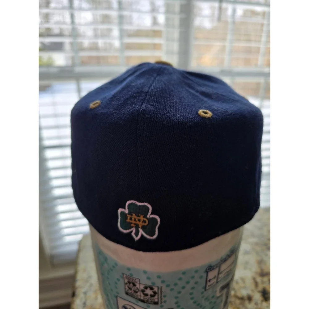 Notre Dame‎ Fighting Irish Navy Blue One Fit Baseball Cap Hat NCAA Licensed